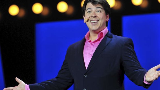 Not a household name here ... British comedian Michael McIntyre.
