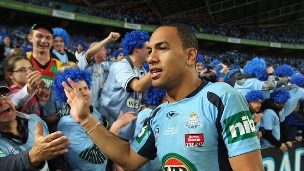 Blues blow ... Will Hopoate is expected to miss the State of Origin decider.