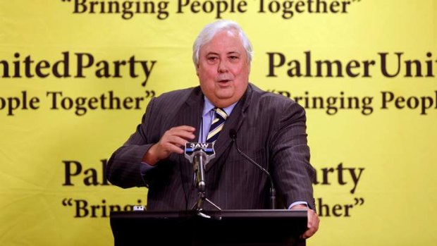 Clive Palmer: Circumspect about source of wealth.