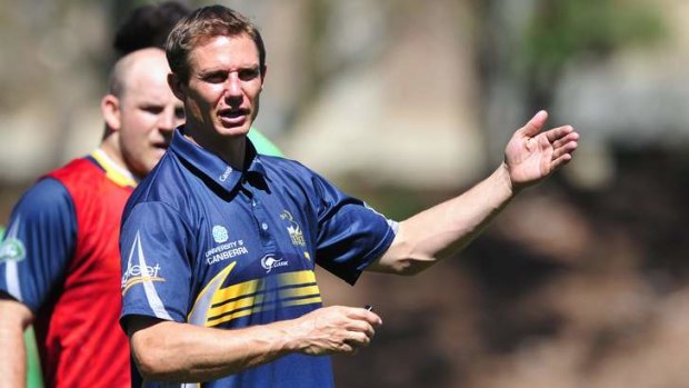 Brumbies coach Stephen Larkham is worried about the heat.