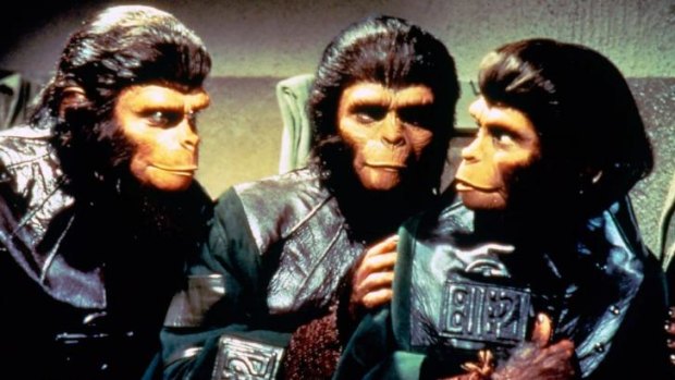 Surprise blockbuster: The 1968 movie <i>Planet of the Apes</i> was followed by seven sequels, two TV series and various books and comics.