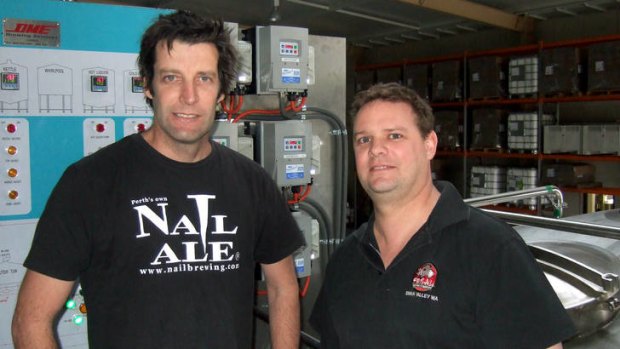 Mutually beneficial ... John Stallwood of Nail and Brendan Varis of Feral now share a brewing facility.