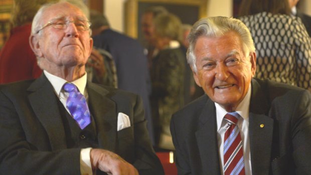 Fears of endangering the convention of cabinet confidentiality: Former prime ministers Bob Hawke and Malcolm Fraser.