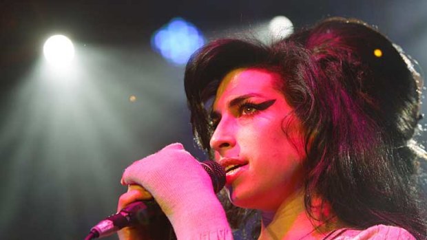 Amy Winehouse performs in 2007.