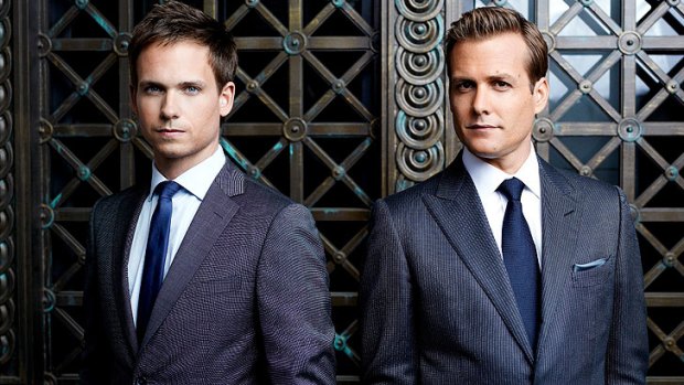<i>Suits</i>, starring Patrick J. Adams and Gabriel Macht, is good, frothy fun.