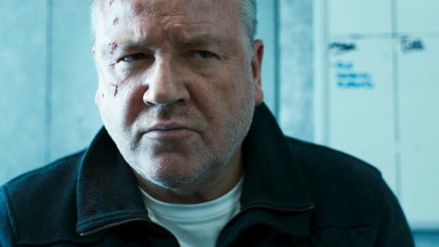 East Ender &#8230; Ray Winstone approaches law enforcement the old-fashioned way in <i>The Sweeney</i>.