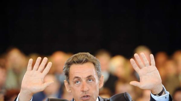 Nicolas Sarkozy ... "grotesque fairytales".