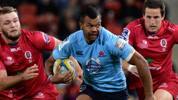 Key man: Kurtley Beale has been a standout performer for the Waratahs over the course of their championship-winning season. 