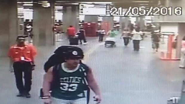 The last known photo of Rye Hunt shows him walking through Galeao International Airport in Rio de Janeiro, on May 21.