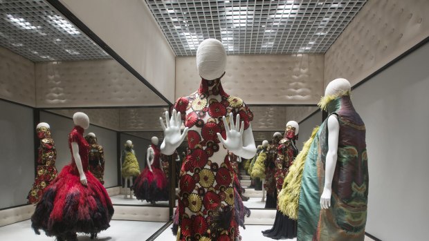 The Alexander McQueen Savage Beauty exhibit at the V&A, London.