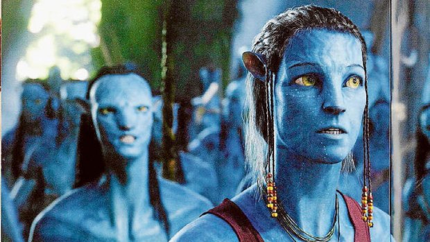 Weaver as a Na'vi character in Avatar, which had a 'save the planet' message.