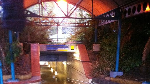 theage.com.au reader Lichan Cheah sent us this image of Blackburn Station, which was affected by flooding this morning.