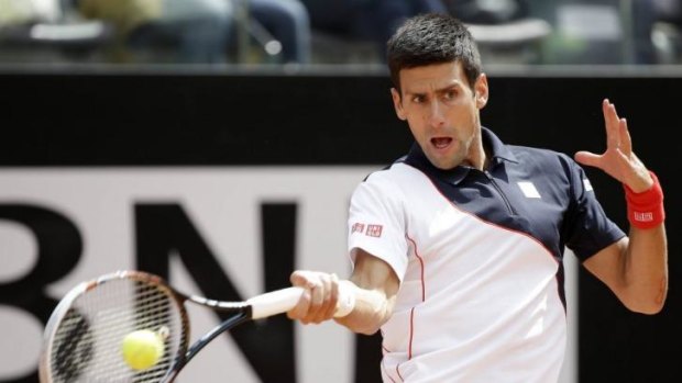 Novak Djokovic returned to Rome for the eighth consecutive year.
