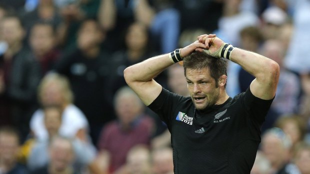 Old school: The All Blacks under Richie McCaaw preferred to call out cheap shots from the opposition. 