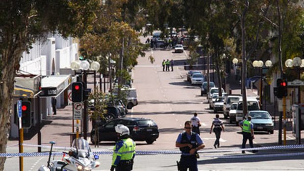 Police have cordoned off streets in Northbridge after the ATO building was evacuated.