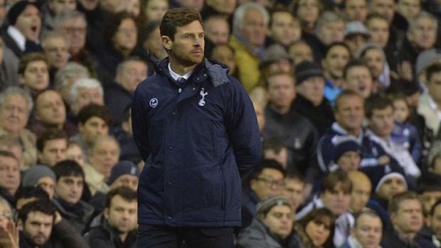 Tottenham Hotspur manager Andre Villas-Boas looks on during the match against Liverpool on Sunday.