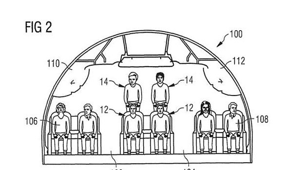 The Airbus design is intended to make use of space.