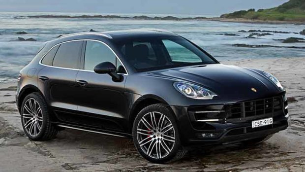Porsche's Macan Turbo takes design cues from the 911 sports car, the maker says.