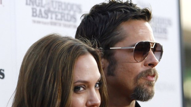 Reported relationship troubles ... Angelina Jolie and Brad Pitt.
