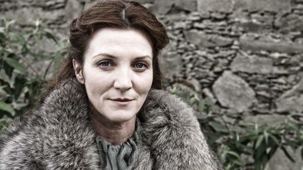 Bloody bells: Catelyn Stark (Michelle Fairley) takes centre stage in the coming season of HBO's <i>Game of Thrones</i>.
