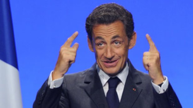 Nicolas Sarkozy ... under fire once again.