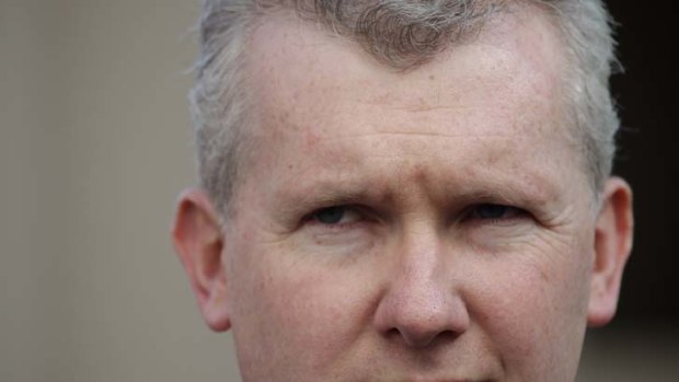 "I'm determined that we don't have the tug-of-war of the last century continuing after this year" ... Water Minister Tony Burke.