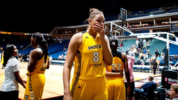 Shock departure... Liz Cambage won't be playing out the rest of the WNBA season with Tulsa Shock.
