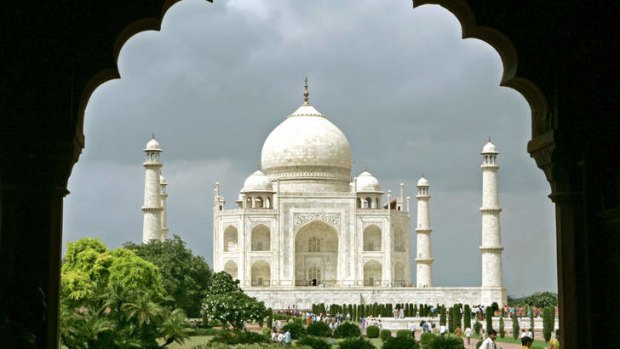 On the itinerary: the Taj Mahal .