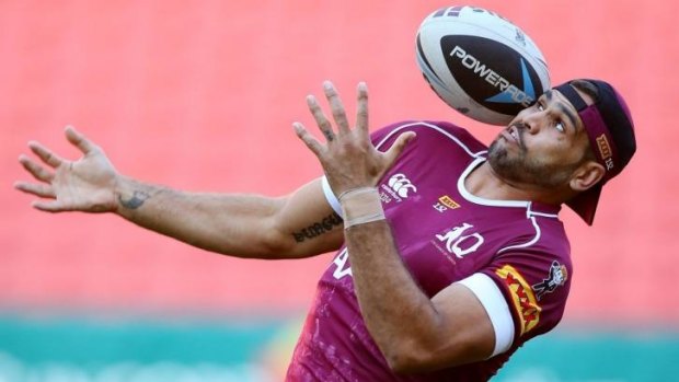 Maroons royalty: Greg Inglis has established himself as one of Queensland's favourite sons.
