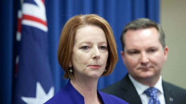 Besieged: Prime Minister Julia Gillard continues to disprove the adage "Things couldn't get any worse".