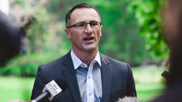 Greens Senator Dr Richard Di Natale.