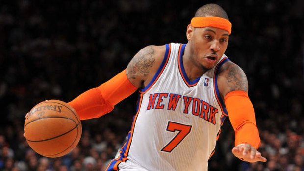 Marquee player: New York forward Carmelo Anthony.