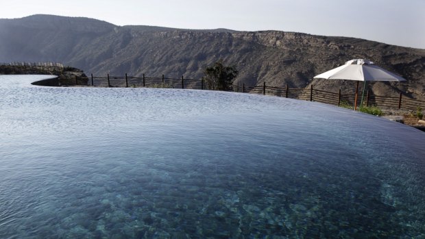 Best hotel infinity pool: Alila Jabal Akhdar, Oman.