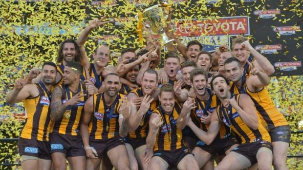 They're a happy team at Hawthorn.