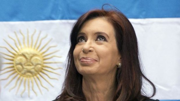 Argentina's President Cristina Kirchner claims there is a NATO nuclear base on the Falkland Islands.