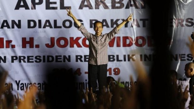 Joko Widodo, the favourite to win the Indonesian presidency on July 9.