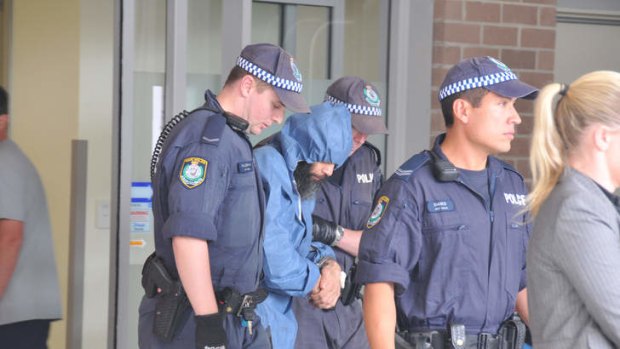 Malcolm Naden following his 2012 arrest.
