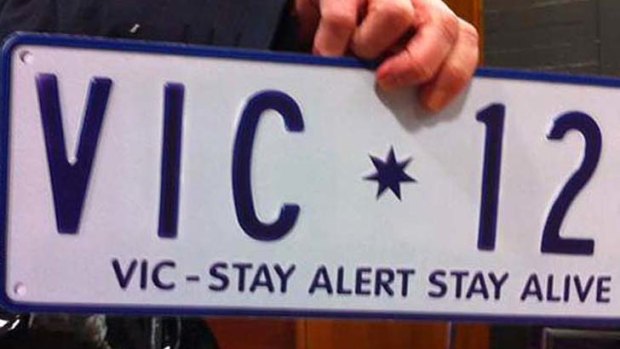 The new Victorian number plate slogan.