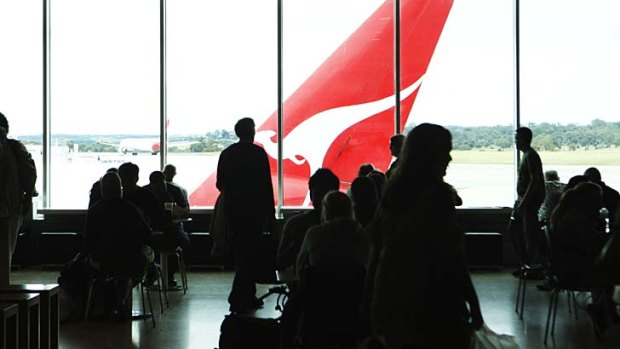 Qantas screeners walked off the job again when hundreds of FIFO workers were due to fly out.