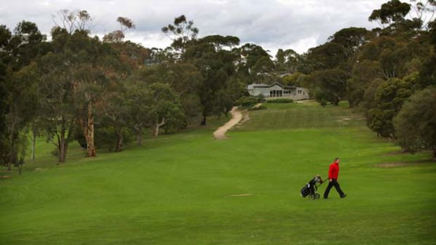 One of Melbourne's disappearing golf courses.
