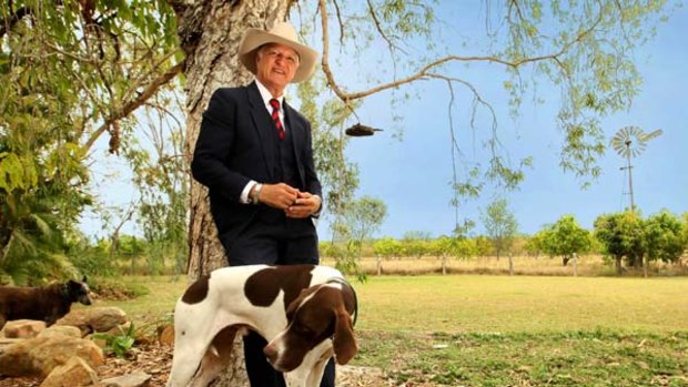 Bob Katter at home in Charters Towers.