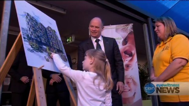 Premier Campbell Newman has welcomed Brisbane's new Ronald McDonald House.