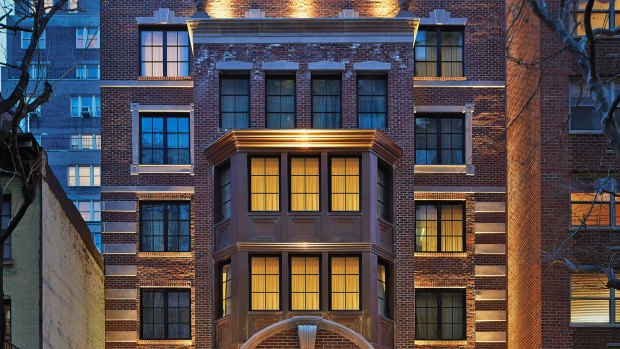 In disguise: Designed to resemble a pre-war apartment building The Jade Hotel  fits easily with the Greenwich Village vibe.