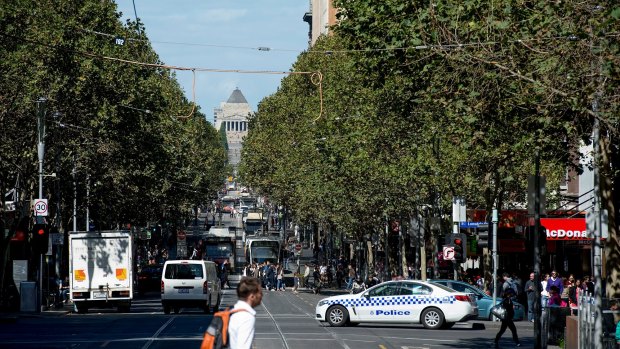Swanston Street faces heavy disruption in coming months.