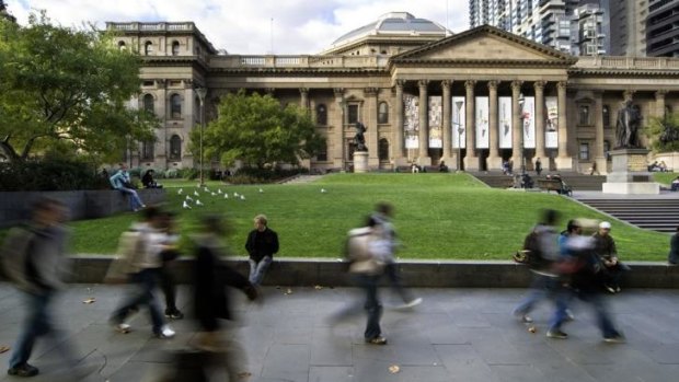 The State Library of Victoria will have a new entrance as part of its $83.1 million revamp.