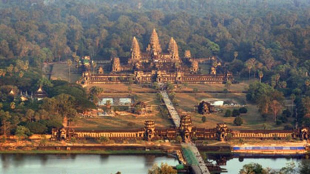 Angkor Wat ... two million tourists visit each year.