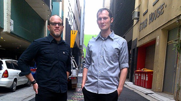 Craig Spann and Lawrence English ... 'If we were singular, Brisbane would be a very boring place to live'.