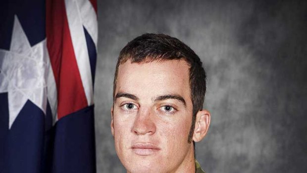 Private Matthew Lambert ... killed at the age of 26.