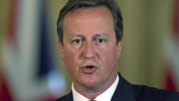 British Prime Minister David Cameron.