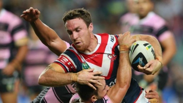 Collateral damage: James Maloney could be another victim if Mitchell Pearce is suspended.